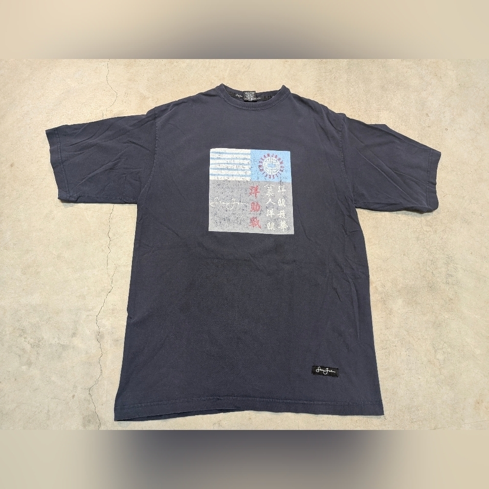 VTG Sean John Shirt Graphic Faded Mens L